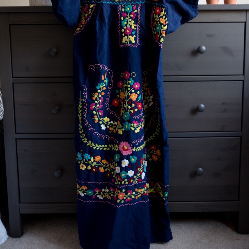 Mexican embroidered dress